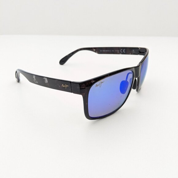 🕶️Maui Jim MJ432-11T RED SANDS Polarized Sunglasses 59/17/140 / ALC127🕶️ - Picture 4 of 11